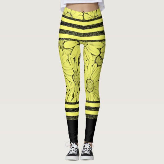 Sonnenblumen-Leggings Leggings (Vorderseite)
