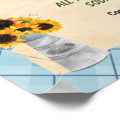 Sonnenblumen Lehrer Mitarbeiter schätzen Flyer Poster (Ecke)