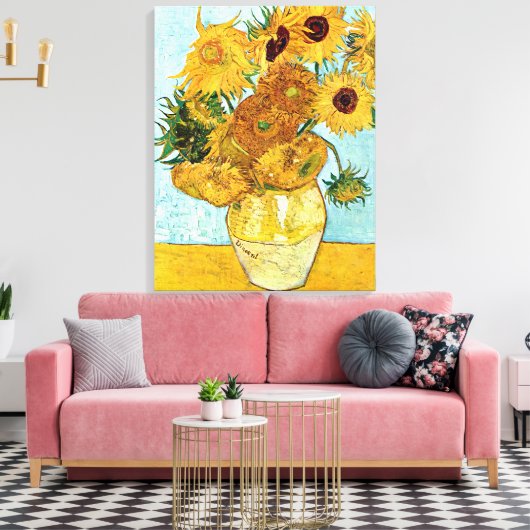 Sonnenblumen Leinwanddruck (Insitu (Wohnzimmer))
