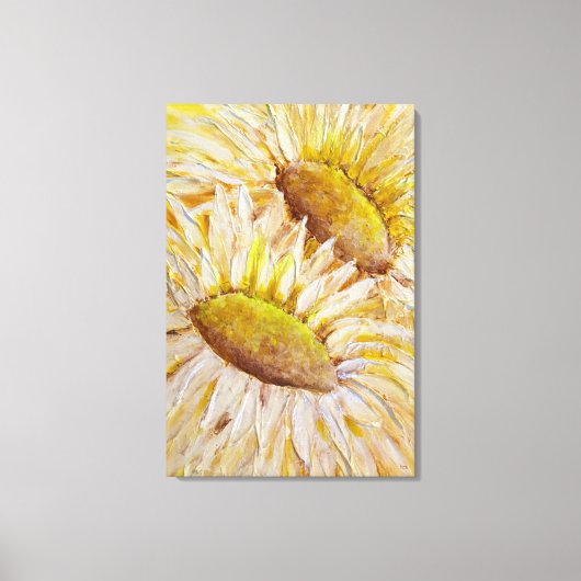 Sonnenblumen Leinwanddruck (Vorderseite)