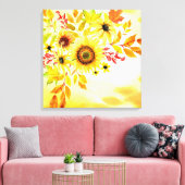 Sonnenblumen Leinwanddruck (Insitu (Wohnzimmer))