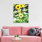 Sonnenblumen Leinwanddruck (Insitu (Wohnzimmer))