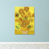 Sonnenblumen Leinwanddruck (Insitu (Holzboden))