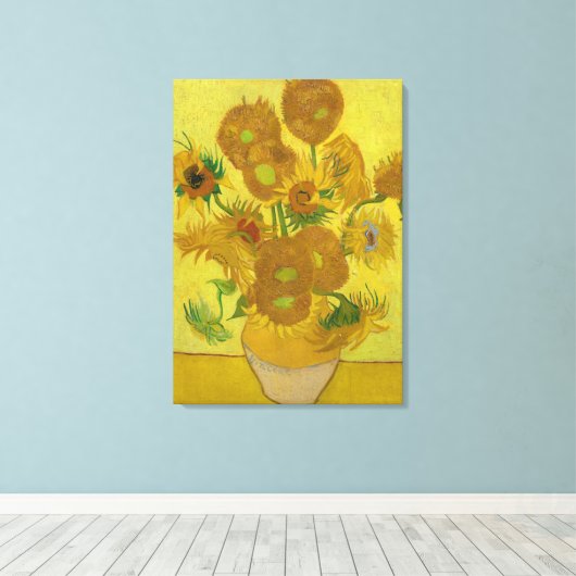 Sonnenblumen Leinwanddruck (Insitu (Holzboden))