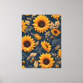 Sonnenblumen Leinwanddruck (Vorderseite)