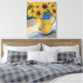 Sonnenblumen Leinwanddruck (Insitu (Schlafzimmer))
