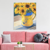 Sonnenblumen Leinwanddruck (Insitu (Wohnzimmer))