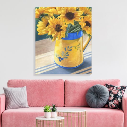 Sonnenblumen Leinwanddruck (Insitu (Wohnzimmer))