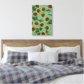 Sonnenblumen Leinwanddruck (Insitu (Schlafzimmer))