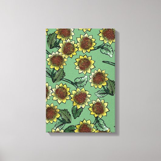 Sonnenblumen Leinwanddruck (Vorderseite)