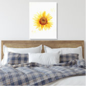 Sonnenblumen Leinwanddruck (Insitu (Schlafzimmer))