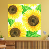 Sonnenblumen Leinwanddruck (Insitu (Wohnzimmer))