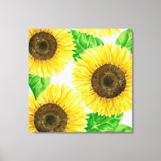 Sonnenblumen Leinwanddruck (Vorderseite)