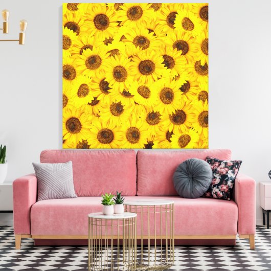 Sonnenblumen Leinwanddruck (Insitu (Wohnzimmer))