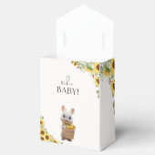 Sonnenblumen Lemon Citrus Rabbit Summer Baby Dusch Geschenkschachtel (Geöffnet)