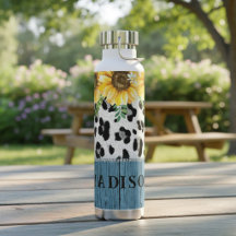 Sonnenblumen Leopard Print Rustic Chic Name