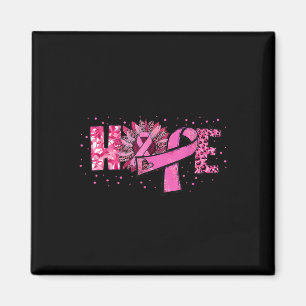 Sonnenblumen Leopard rosa Ribbon Brustkrebs Awaren Magnet