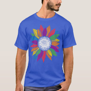 Sonnenblumen LGBTQ Regenbogenflagge Gay Pride Alte T-Shirt