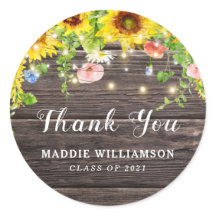 Sonnenblumen Lichter Barnwood Vielen Dank Abschlus