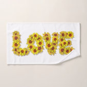 Sonnenblumen-Liebe-Badhandtücher Badhandtuch Set (Handtuch)