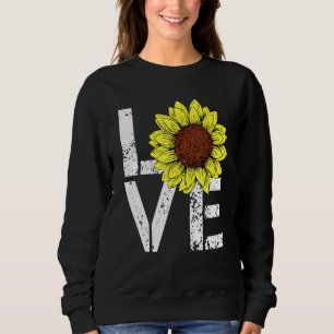Sonnenblumen Liebe Blume Sommer Sonnenanbeter Sweatshirt