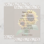 Sonnenblumen Liebe Hochzeit Einladung Set (Vorne/Hinten)
