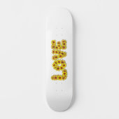 Sonnenblumen-Liebe-Skateboard Skateboard (Vorderseite)