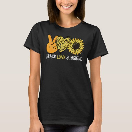 Sonnenblumen Liebe Sonnenschein Sonnenblume für Mä T-Shirt (Vorderseite)
