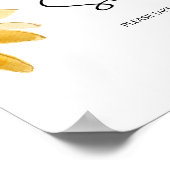 Sonnenblumen Liebe süß nehmen Sie Leckerei Poster (Ecke)