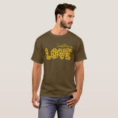 Sonnenblumen-Liebe-T-Shirt T-Shirt (Vorne ganz)