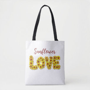 Sonnenblumen-Liebe-Tasche Tasche