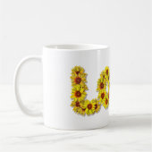 Sonnenblumen-Liebe-Tasse Kaffeetasse (Links)