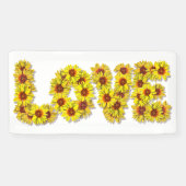 Sonnenblumen-Liebesbanner Banner (Horizontal)