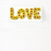 Sonnenblumen-Liebesbanner Banner (InSitu)