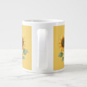 Sonnenblumen Liebesgeschenk Spezielle Tasse (Rückseite)