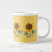 Sonnenblumen Liebesgeschenk Spezielle Tasse (Rechts)
