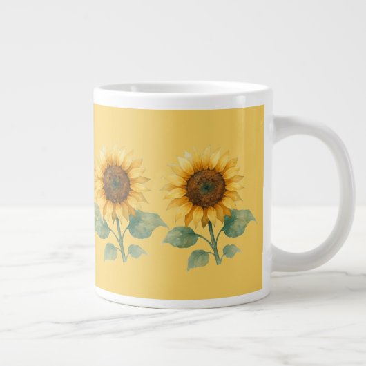 Sonnenblumen Liebesgeschenk Spezielle Tasse (Rechts)