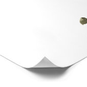 Sonnenblumen Lila Grüne Hochzeit Begrüßungszeichen Poster (Ecke)