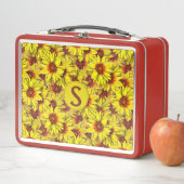 Sonnenblumen-Lunchbox Metall Brotdose (Beispiel)