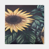 Sonnenblumen Magnet (Vorne)