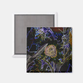 SONNENBLUMEN MAGNET (Vorderseite/Rückseite)