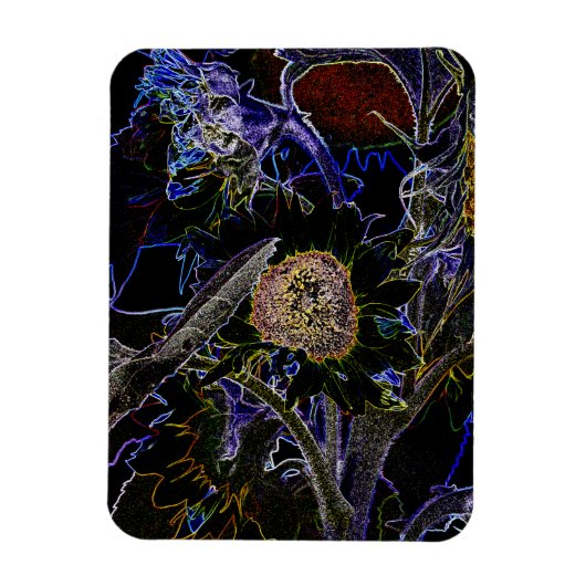 SONNENBLUMEN MAGNET (Vertikal)