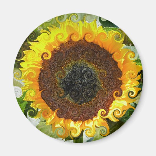 SONNENBLUMEN MAGNET (Vorne)