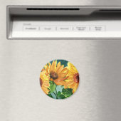 Sonnenblumen Magnet (In Situ (Geschirrspüler))