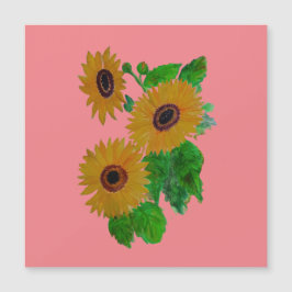 Sonnenblumen Magnetkarte