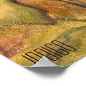 Sonnenblumen Malerei kanadischer Landschaftskunst Poster (Ecke)