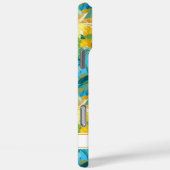 Sonnenblumen-Malerei monogrammiert Case-Mate iPhone Hülle (Rückseite / Rechts)