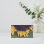 Sonnenblumen, Malerei, Pflanze, Reiki, Visitenkart Visitenkarte (Stehend Vorderseite)