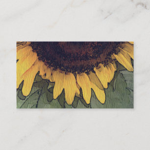 Sonnenblumen, Malerei, Pflanze, Reiki, Visitenkart Visitenkarte