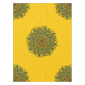 Sonnenblumen Mandala Nature Lover Sonnenblumen Blu Tischdecke (Vorderseite)